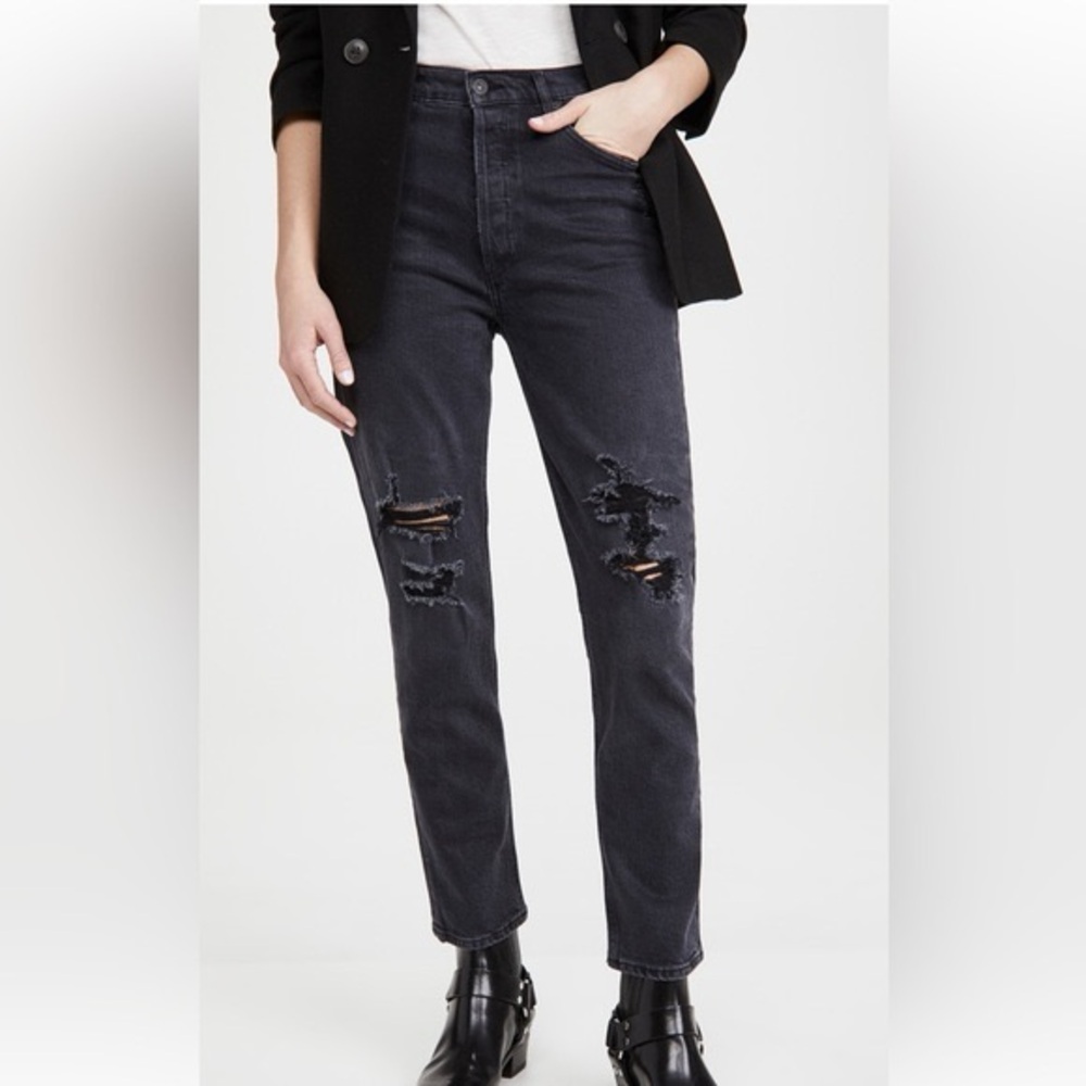 Citizens of humanity charlotte high rise straightโ jeans size 27